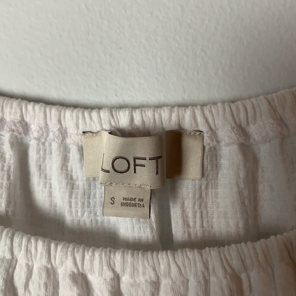 NWT - LOFT Peasant Top S - Picture 2 of 7